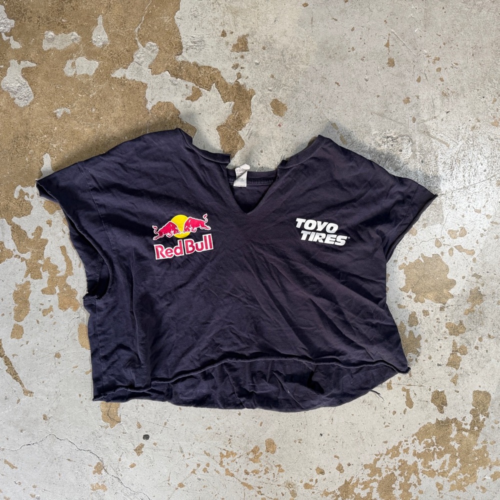 Handmade Redbull Toyo tires crop top